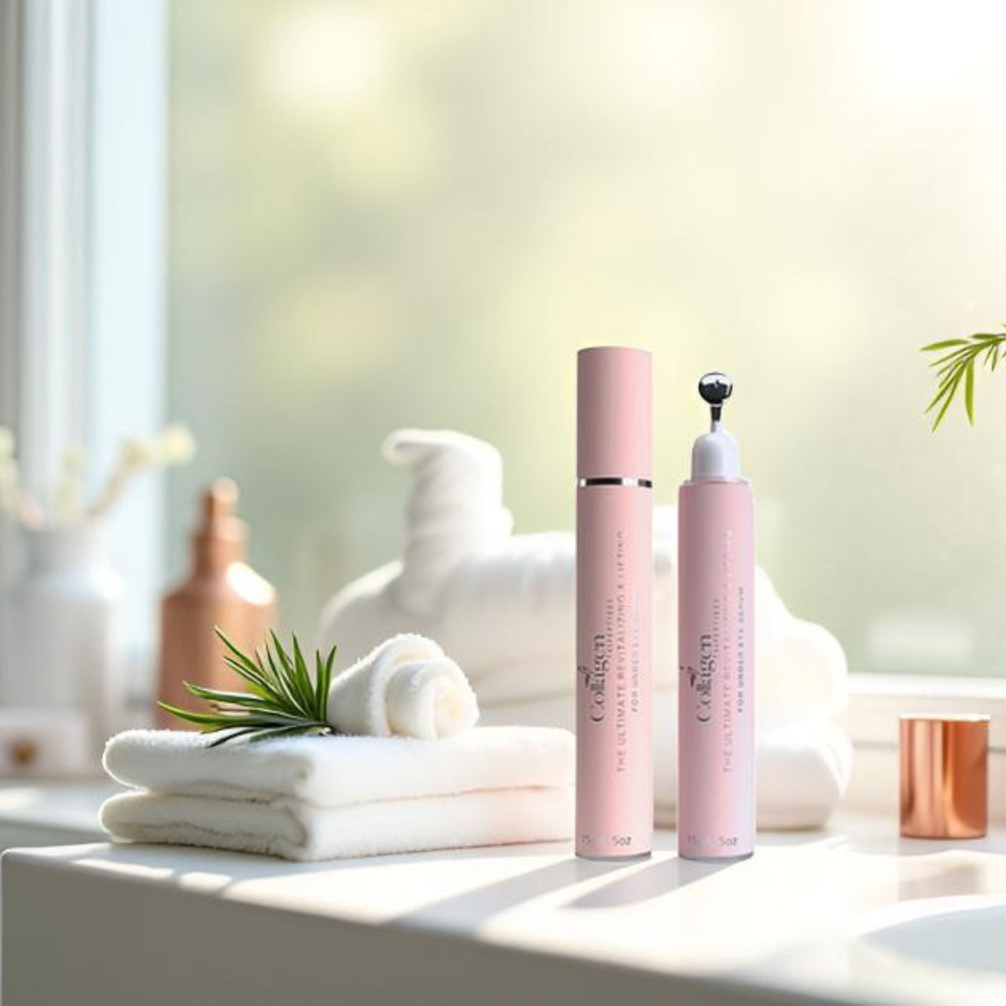 Organic Collagen Boost, Revitalizing, Puffiness, Lifting Firming Under Eye Serum