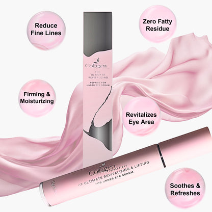 Organic Collagen Boost, Revitalizing, Puffiness, Lifting Firming Under Eye Serum