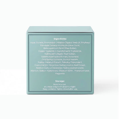 Launching Soon - GHK-Cu Face Cream with CoQ10, Centella Asiatica, Hydrolyzed Collagen, Age-Defying Moisturizer