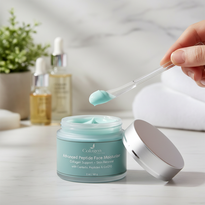 Launching Soon - GHK-Cu Face Cream with CoQ10, Centella Asiatica, Hydrolyzed Collagen, Age-Defying Moisturizer