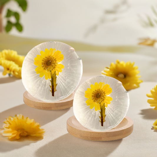 Collagen Face Wash Flowering Plant Soap Amino Acid Essential Oils Bamboo Soap Dish Set of 2