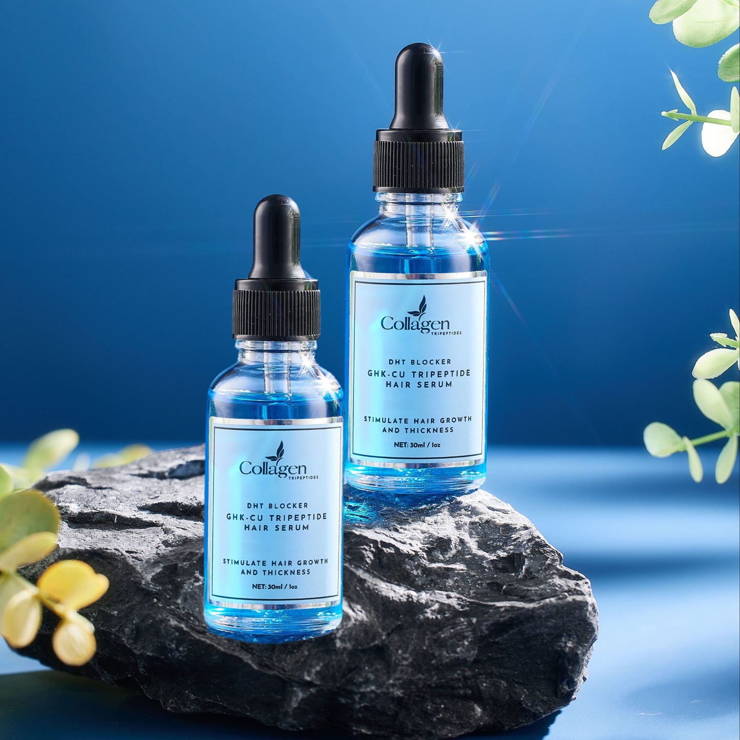 Copper Tripeptide For Thinning Hair regrow Serum Essence Oil - DHT Blocker -2pk