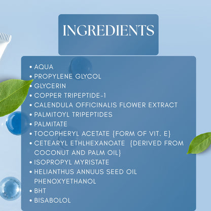 Copper Tripeptide with Palmitoyl Tripeptides Face and Neck Tightening Serum