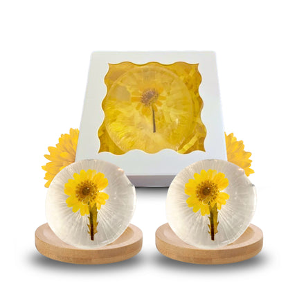 Collagen Face Wash Flowering Plant Soap Amino Acid Essential Oils Bamboo Soap Dish Set of 2